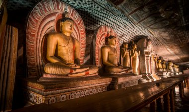 ชมความวิจิตรอลังการของถ้ำดัมบูลลา ประเทศศรีลังกา